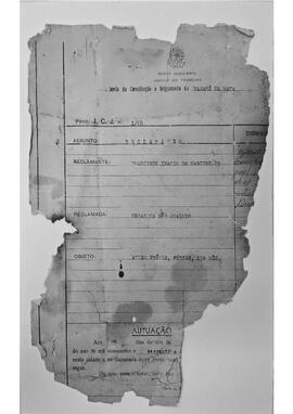 Dissídio Individual Nº 01/68