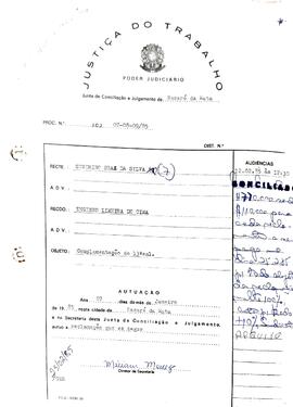 Dissídio Individual Nº 07/85