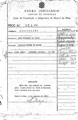 Dissídio Individual Nº 02/66