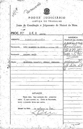 Dissídio Individual Nº 466/66