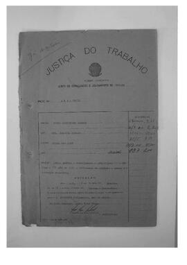 Dissídio Individual Nº 05/71