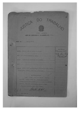 Dissídio Individual Nº 08/71