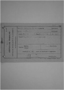 Dissídio Individual  N° 226/53