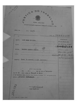 DI - 694/80 Dissídio Individual Nº 694/80