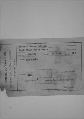 Dissídio Individual  N° 613/51