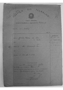 Dissídio Individual Nº 913/71