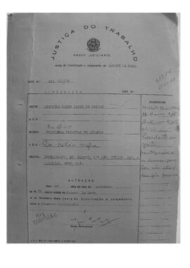Dissídio Individual Nº 213/76
