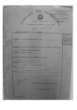 Dissídio Individual Nº 207/79