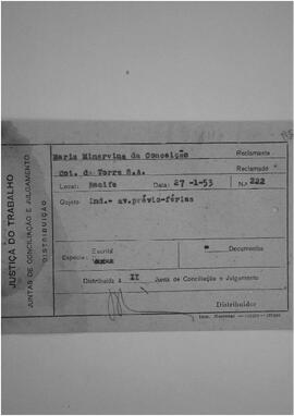 Dissídio Individual  N° 111/53