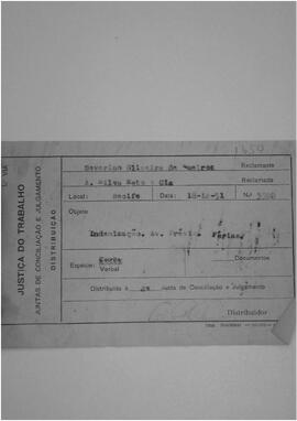 Dissídio Individual  N° 1650/51