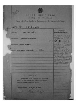Dissídio Individual Nº 348/66