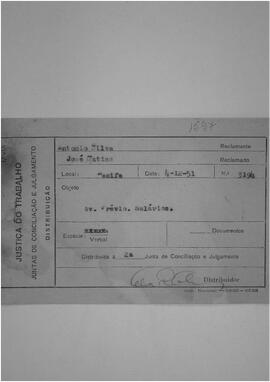 Dissídio Individual  N° 1597/51