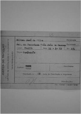 Dissídio Individual  N° 67/53