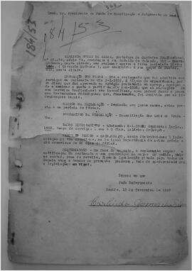 Dissídio Individual  N° 184/53