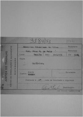 Dissídio Individual  N° 3184/51