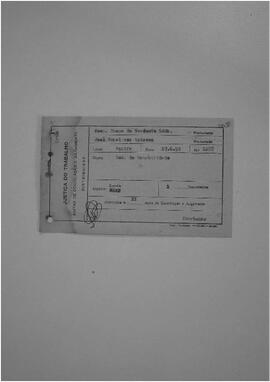 Dissídio Individual  N° 13/53