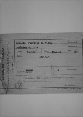 Dissídio Individual  N° 204/51
