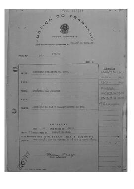 Dissídio Individual Nº 173/77
