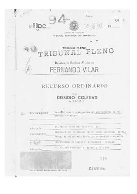 Dissídio Coletivo N° 18/88