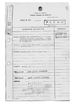 Dissídio Coletivo N° 05/87.3