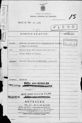 Dissídio Coletivo N° 96/90.1