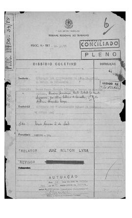 Dissídio Coletivo Nº 34/85.1