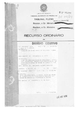 Dissídio Coletivo N° 05/89.2