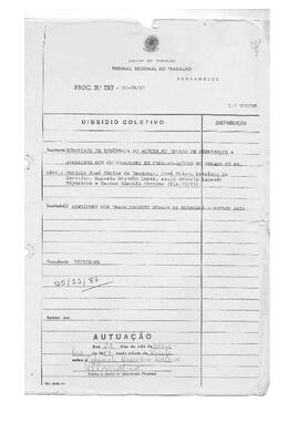 Dissídio Coletivo N° 28/87.3