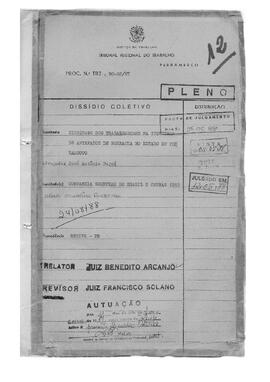 Dissídio Coletivo N° 02/87