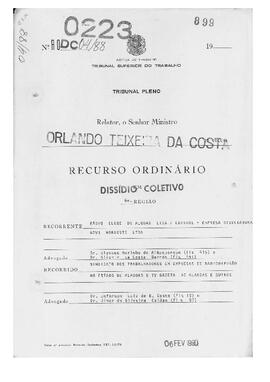 Dissídio Coletivo N° 04/88.2